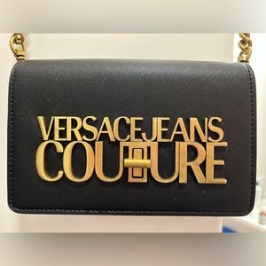 Versace Jeans Couture Black Chain Bag